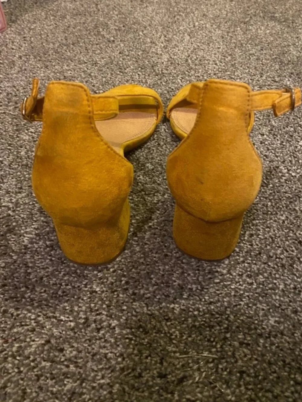 yellow heels